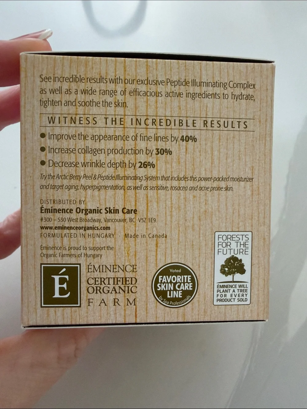 EMINENCE ORGANICS  Arctic Berry Peptide Radiance Cream